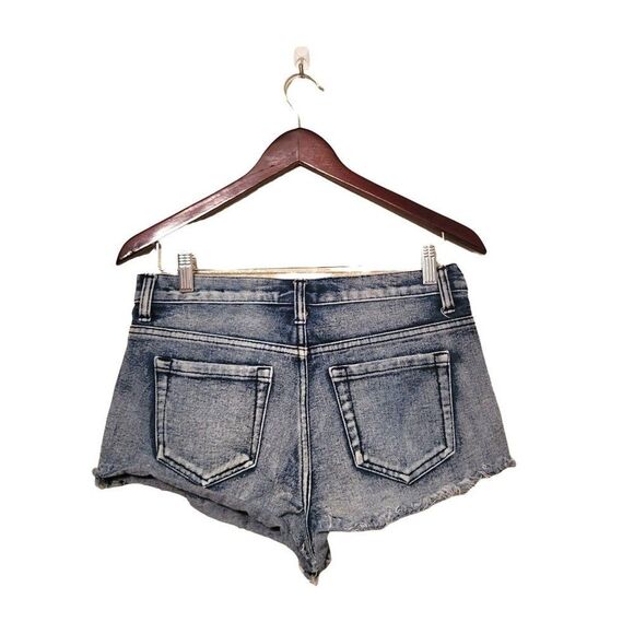 Forever 21 Womens Shorts 28 Acid Wash Distressed Jean Booty Cut Off - Picture 4 of 5